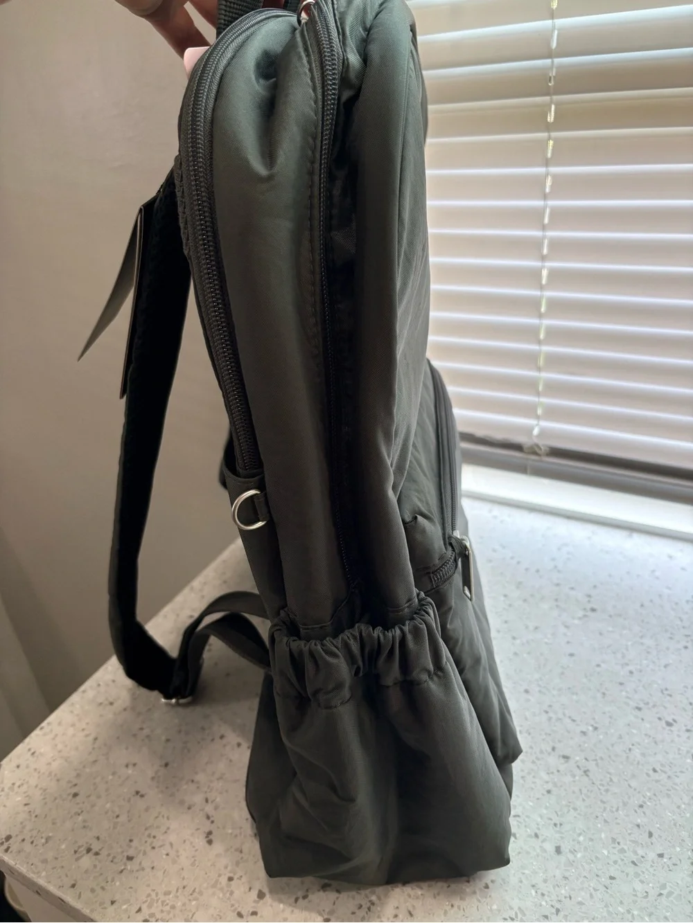 NWT Baggallini Securtex Anti-Theft Laptop Backpack in black